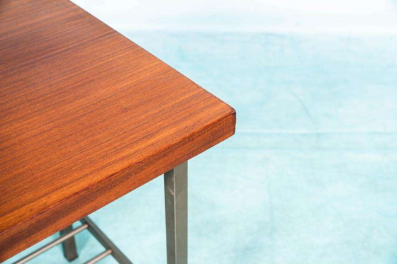 Image 1 of Vintage teak TV/audio table, 1960s side table teak