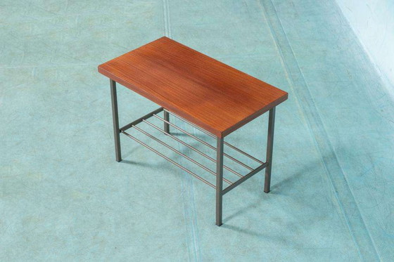 Image 1 of Table TV/audio vintage en teck, table d'appoint en teck des années 1960