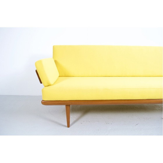 Image 1 of Vintage Minerva 3-seater sofa in teak and chrome steel by Peter Hvidt and Orla Mølgaard Nielsen for France et Son, 1954