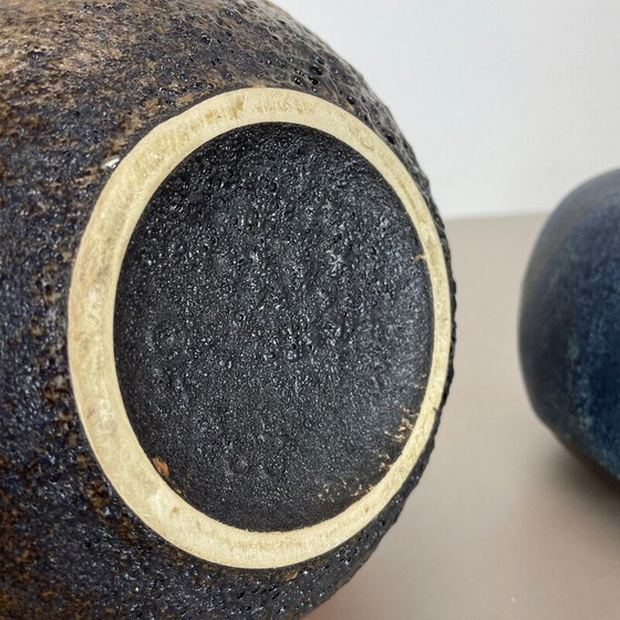 Image 1 of Pair of vintage ceramic vases by Scheurich, Germany 1970s