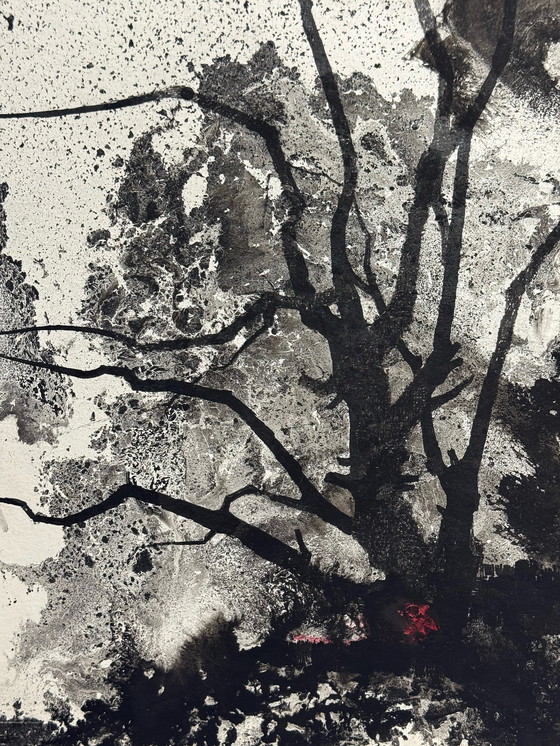 Image 1 of Ink Composition (Diptych) - Eugene Eechaut (1928-2019)