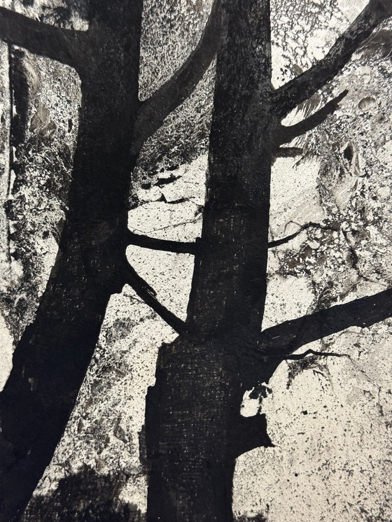 Image 1 of Ink Composition (Diptych) - Eugene Eechaut (1928-2019)