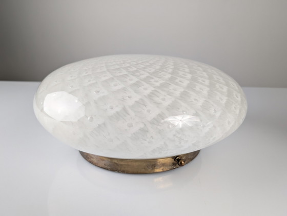 Image 1 of Murano Glass Ceiling Lamp, Italian Design 1960S