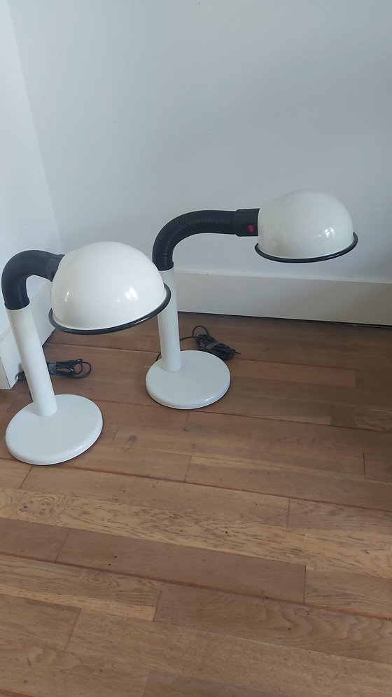 Image 1 of 2x lampade da scrivania vintage