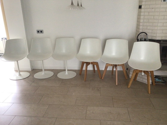 Image 1 of 3x MDF Italia Flow dining room chair