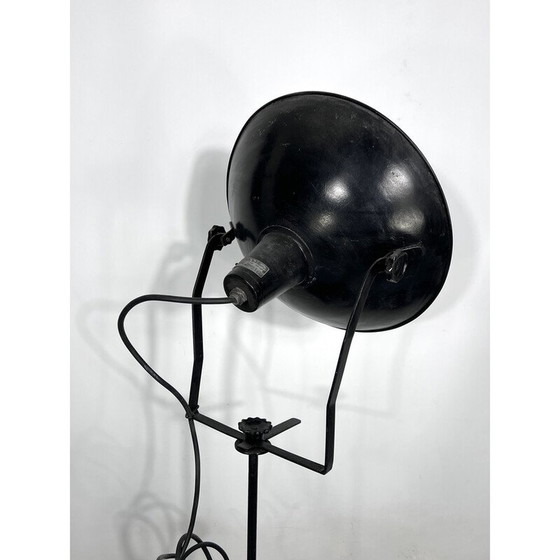 Image 1 of Mid-century metal studio photographer lamp, Italy 1940s