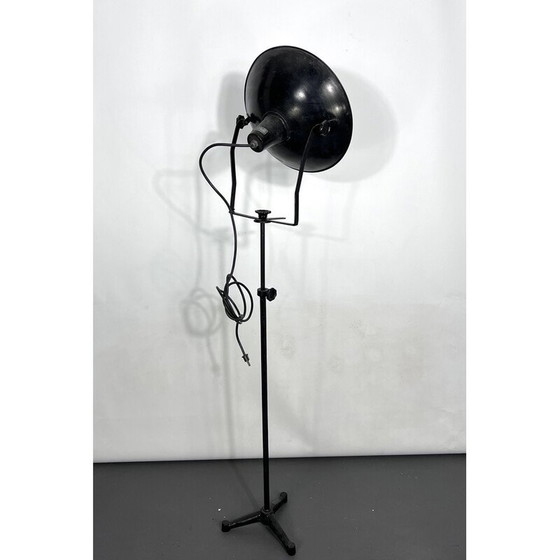 Image 1 of Mid-century metal studio photographer lamp, Italy 1940s