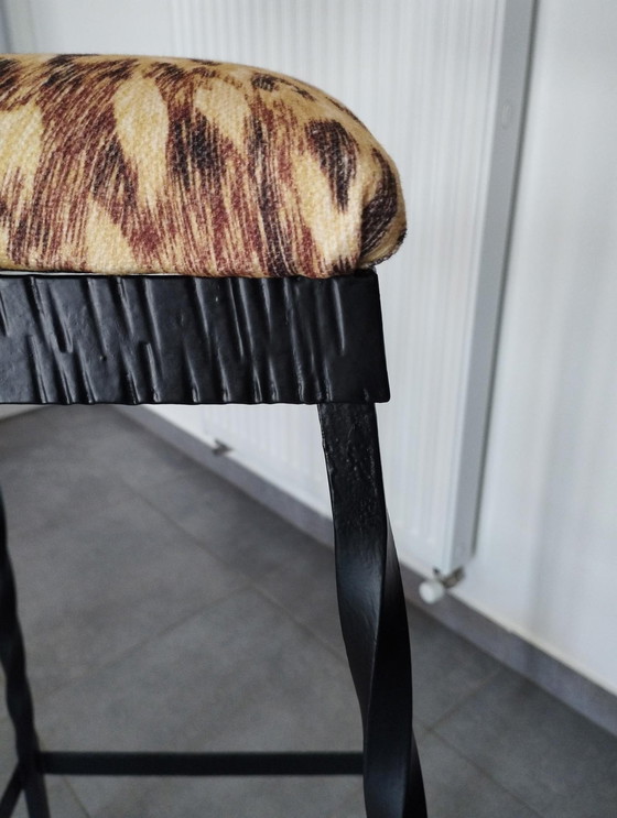 Image 1 of 4x Brutalist stools barkrukken