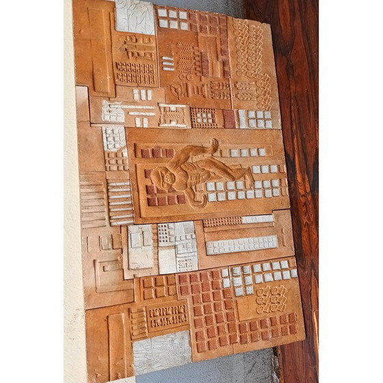 Image 1 of Pannello in ceramica d'epoca di Zajdela, 1950