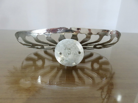 Image 1 of Antique Silver Bronze Soap Dish, Art Deco, 20s 30s