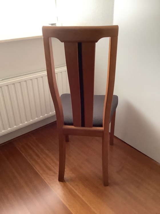 Image 1 of 4X Skovby Dining Chair Sm 6 2 K Kirsebaer