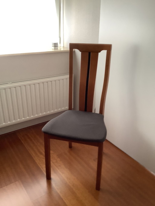 4X Skovby Dining Chair Sm 6 2 K Kirsebaer