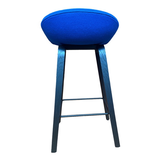 Image 1 of 3x Hay Stool AAS 33 Blue