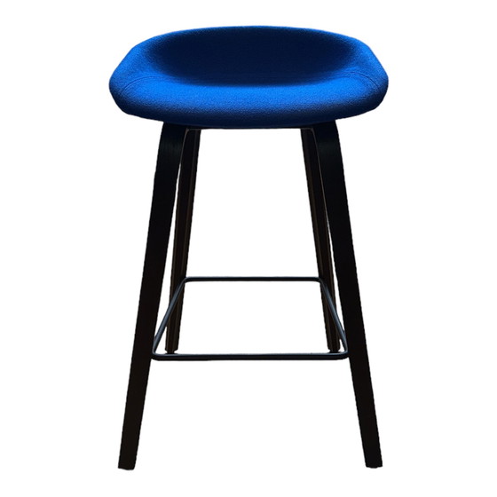 Image 1 of 3x Tabouret de foin AAS 33 Bleu