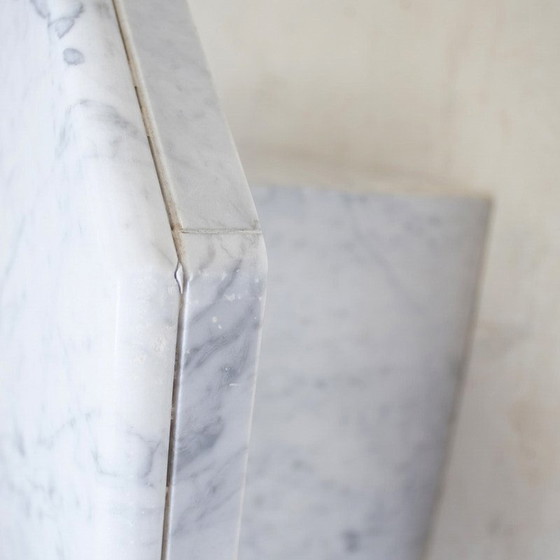 Image 1 of Vintage octagonal coffee table in Carrara marble, 1970