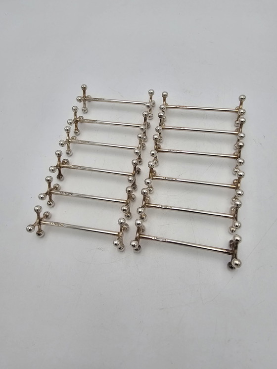 Image 1 of 12 Christofle Silver Metal Knife Racks