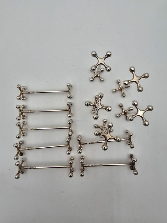 Image 1 of 12 Christofle Silver Metal Knife Racks