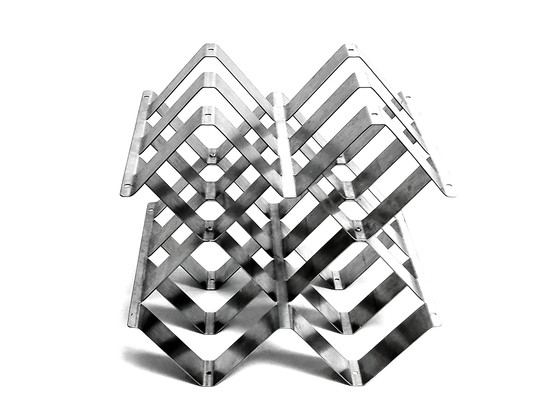 Image 1 of wine rack design stainless steel