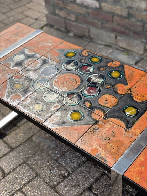 Image 1 of J. Belarti Tiled Coffee Table