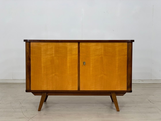 Image 1 of Mid - Century chest of drawers sideboard cabinet vintage