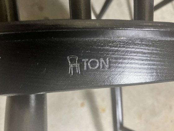 Image 1 of 4x Chaises de bar vintage Ton Ironica