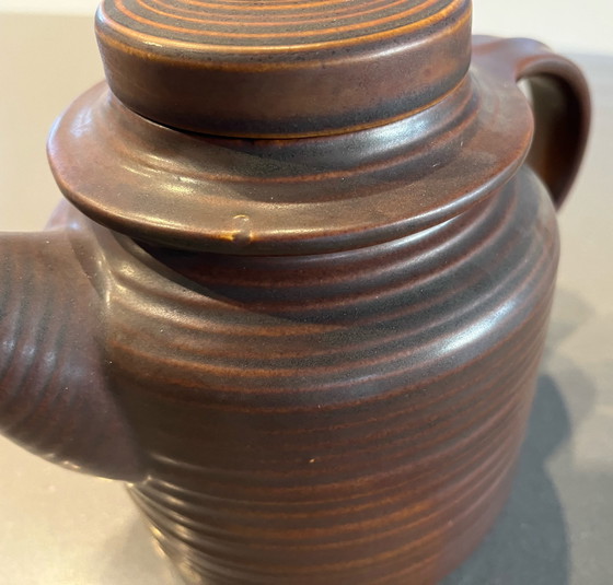 Image 1 of Arabia Ruska Teapot With 4 Cups and Saucers