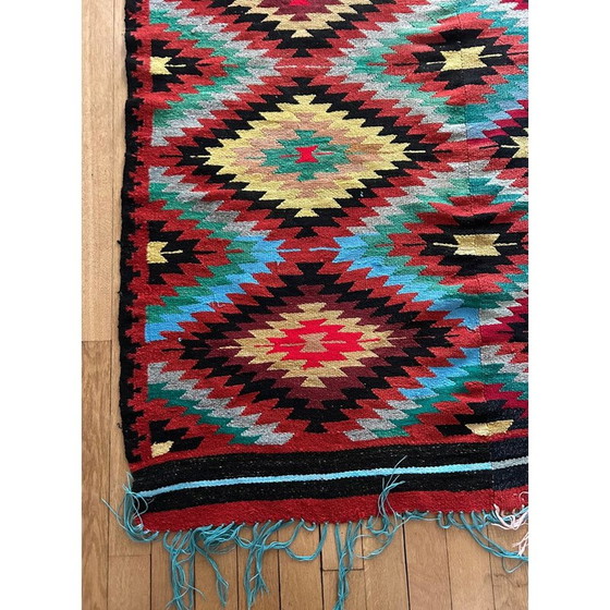 Image 1 of Vintage hand-woven kilim rug, 1970