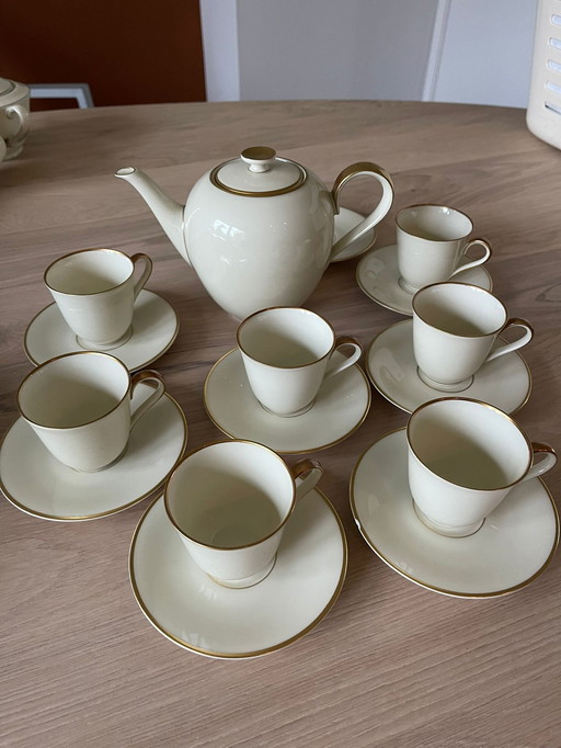 Heinrich Anmut Focke. Tea set. 7 Person