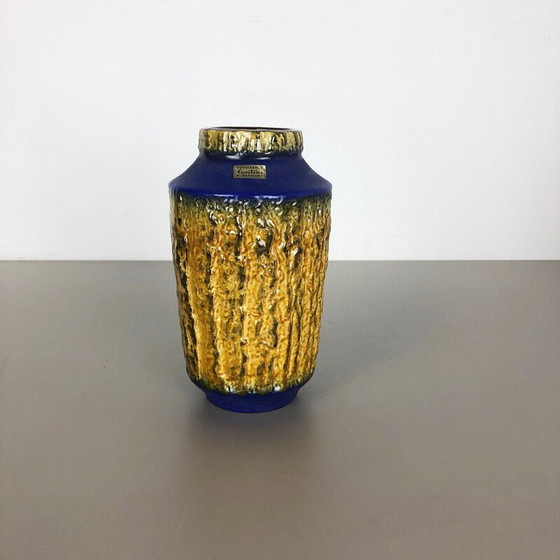 Image 1 of Vintage fat lava ceramic vase by Heinz Siery for Carstens Tönnieshof, Germany 1970