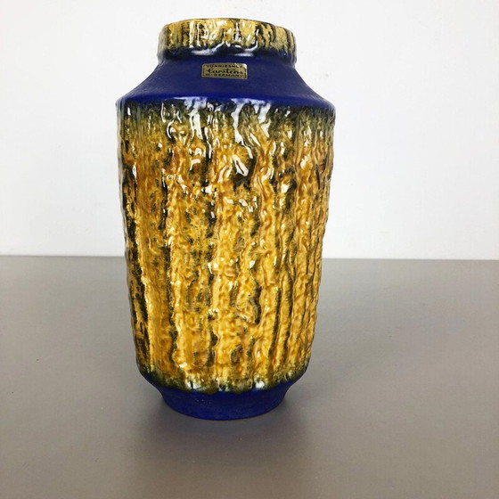 Image 1 of Vintage fat lava ceramic vase by Heinz Siery for Carstens Tönnieshof, Germany 1970