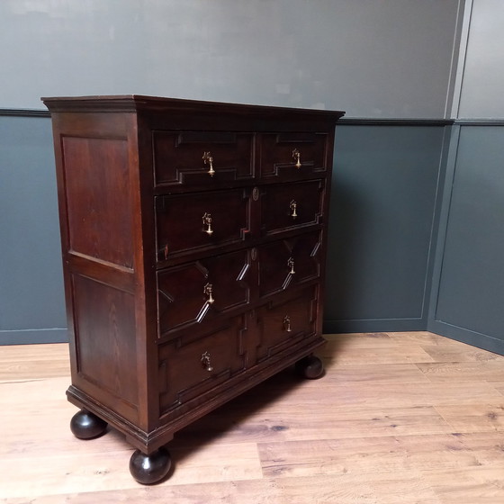 Image 1 of English Chest of Drawers From The 18th Century