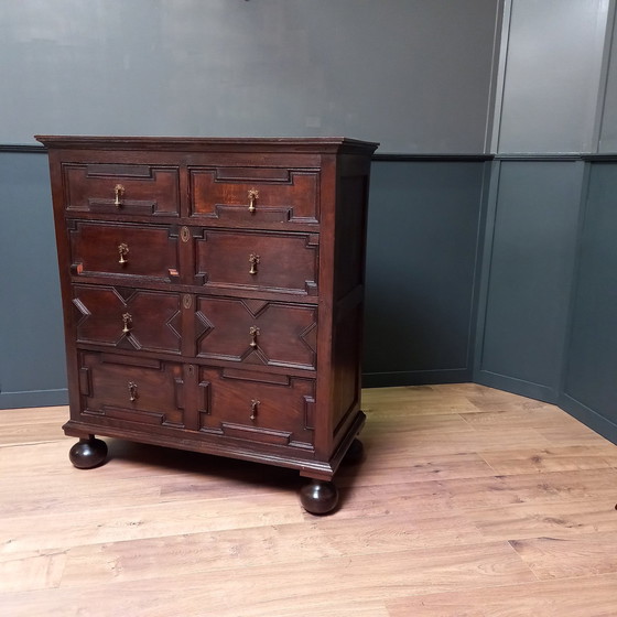 Image 1 of English Chest of Drawers From The 18th Century