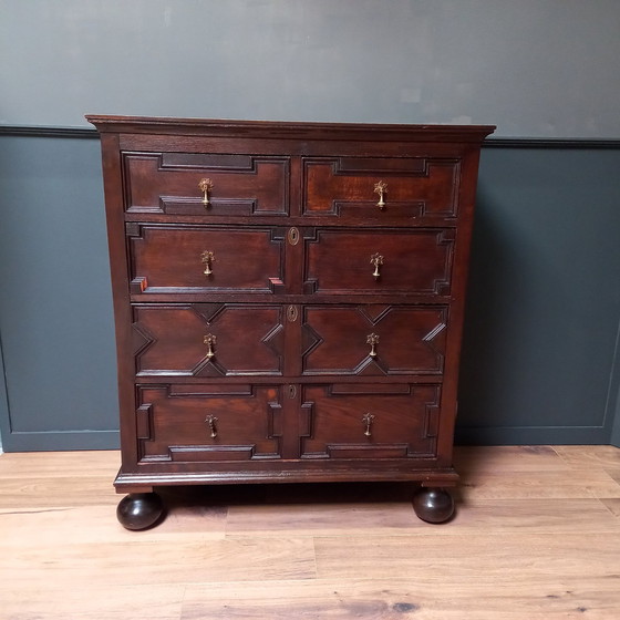 Image 1 of English Chest of Drawers From The 18th Century