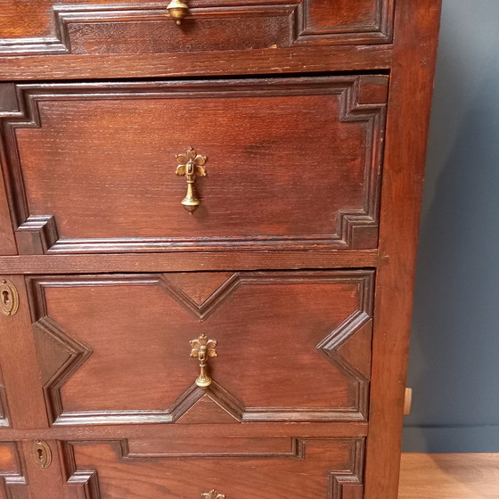 Image 1 of English Chest of Drawers From The 18th Century