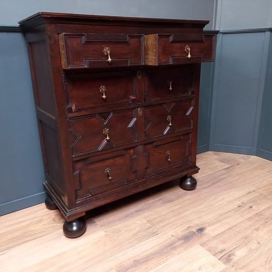 Image 1 of English Chest of Drawers From The 18th Century