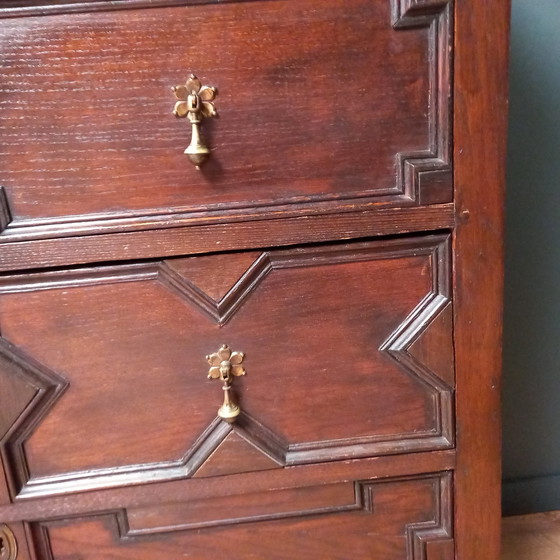 Image 1 of English Chest of Drawers From The 18th Century