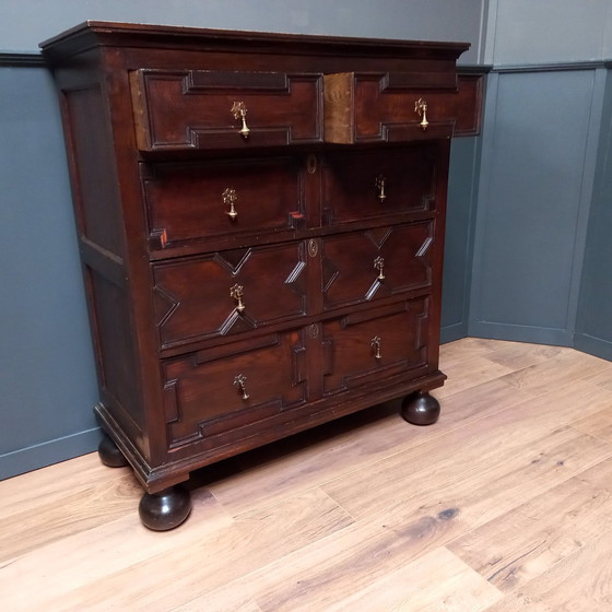 Image 1 of English Chest of Drawers From The 18th Century