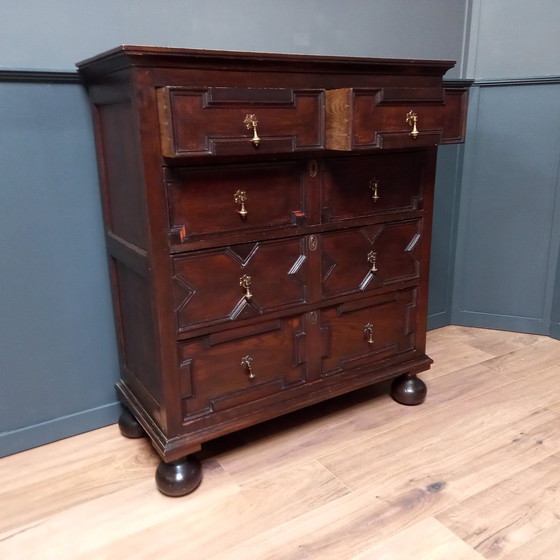 Image 1 of English Chest of Drawers From The 18th Century