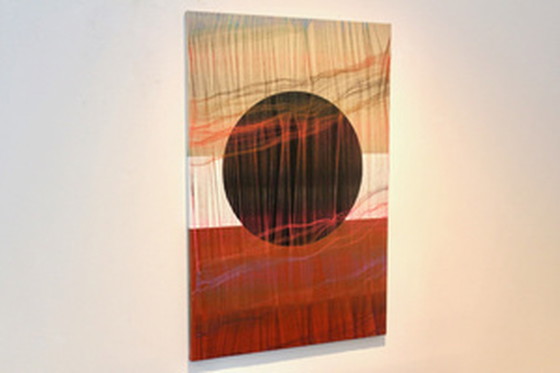 Image 1 of Handmade Linen Wall Tapestry "Holistic" by Lawrence Kwakye