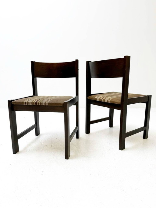 Set of 2 teak chairs in Danish design by Farstrup, 1960s