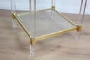 Vintage Hollywood Regency side table