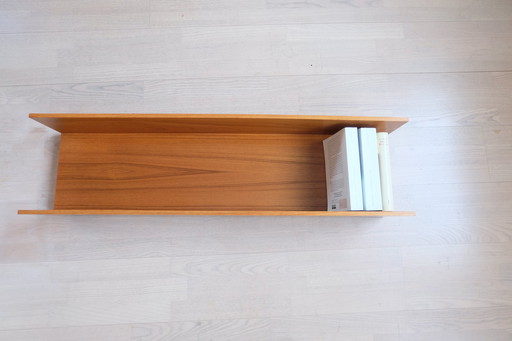 Wilhelm Renz wall shelf U-shape walnut 100 Cm Aeb