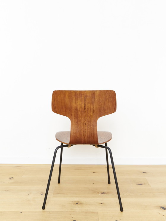 Image 1 of Model 3103 Hammer Chair By Arne Jacobsen For Fritz Hansen, 1960S, Set Of 4