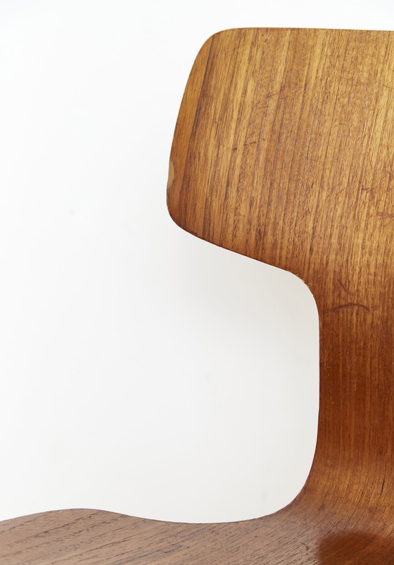 Image 1 of Model 3103 Hammer Chair By Arne Jacobsen For Fritz Hansen, 1960S, Set Of 4