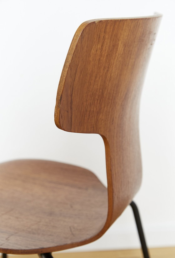 Image 1 of Model 3103 Hammer Chair By Arne Jacobsen For Fritz Hansen, 1960S, Set Of 4