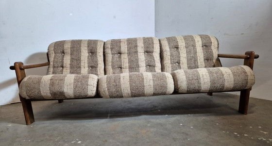 Image 1 of 1970s brutalist 3 seater sofa