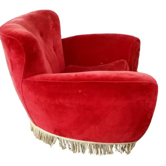 Image 1 of Pair of vintage armchairs by Guglielmo Ulrich, 1940