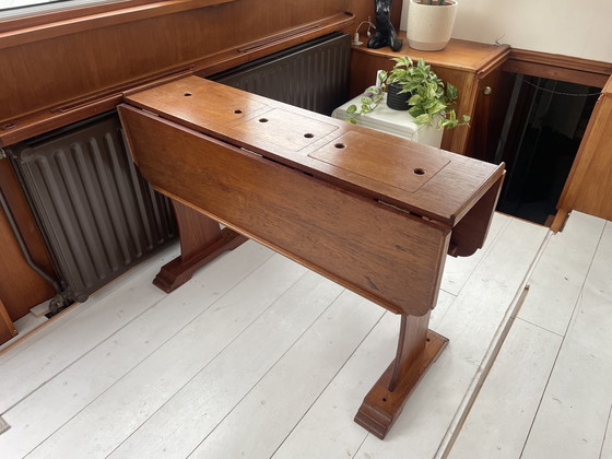 Image 1 of Teak Wooden Ship's Table