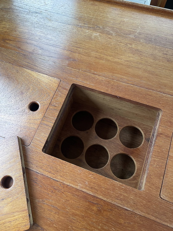 Image 1 of Teak Wooden Ship's Table