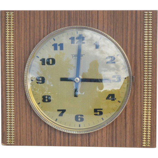 Vintage wall clock by Peter Electric Germany 1970s